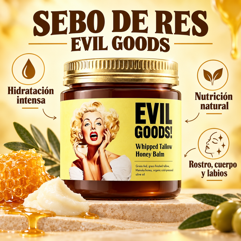 <b>SEBO DE RES EVIL GOODS 60 ML + REGALO - ¡LLEVA 2 POR SOLO $118.900! 🔥</b>