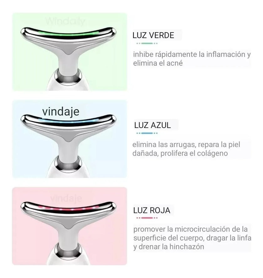 MASAJEADOR FACIAL INALAMBRICO RECARGABLE